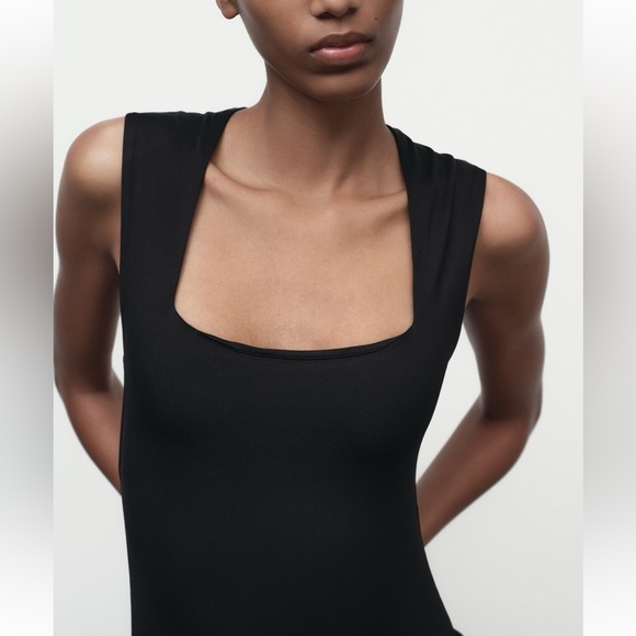 Zara Tops - Square Neck Bodysuit